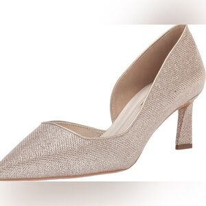 Franco Sarto Womens Tana Platinum Silver Pump!